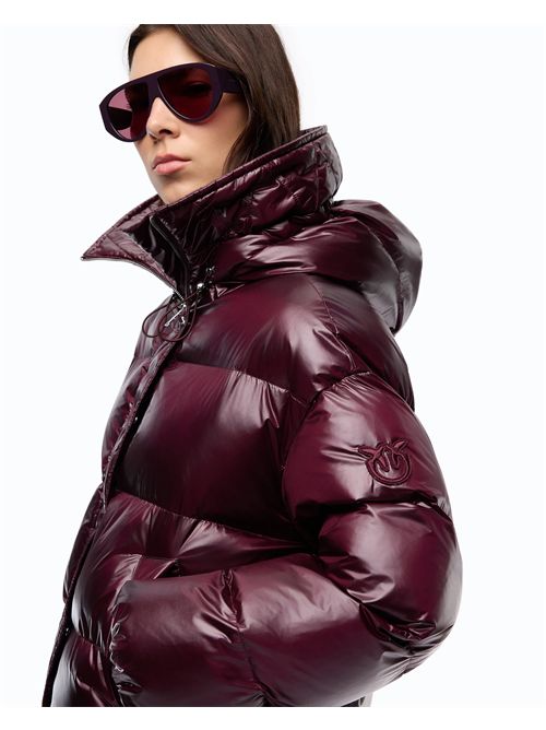 Piumino con cappuccio in tela tecnica PINKO | 105656A3FI/RR7